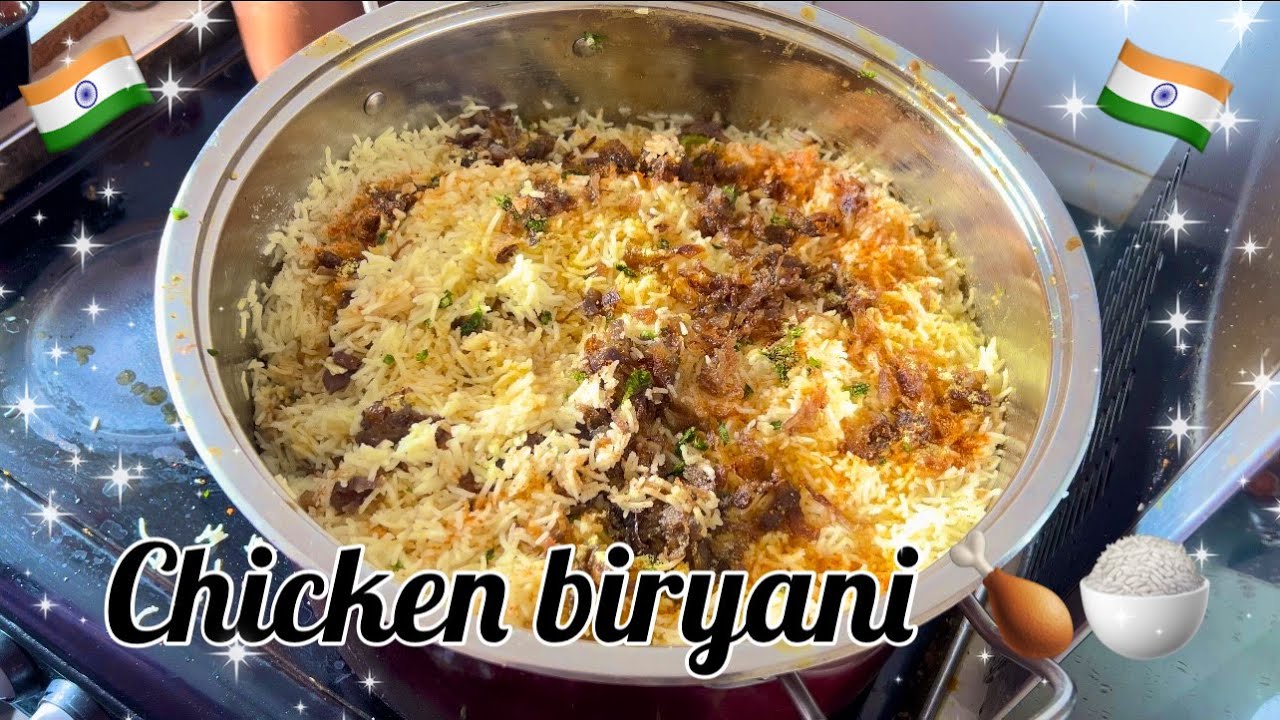 Making Chicken biryani 🇮🇳 | ft Mumziez