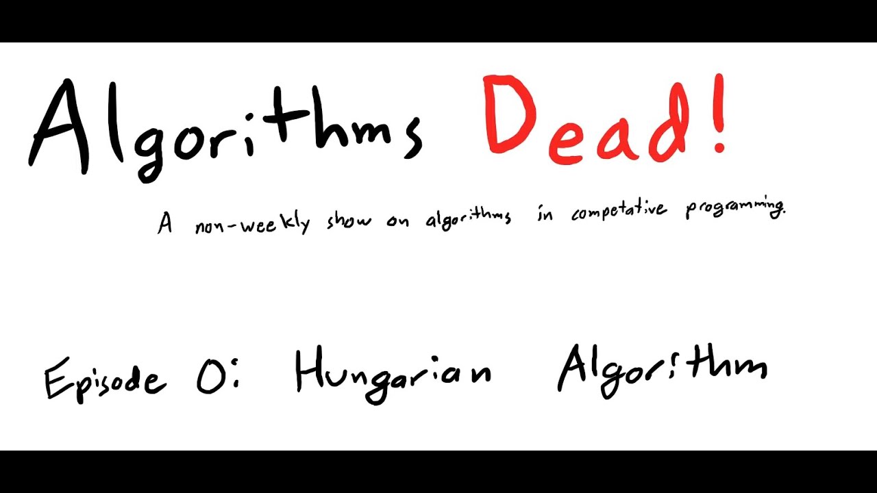 AlgorithmsThread 0: Венгерский для не-венгров
