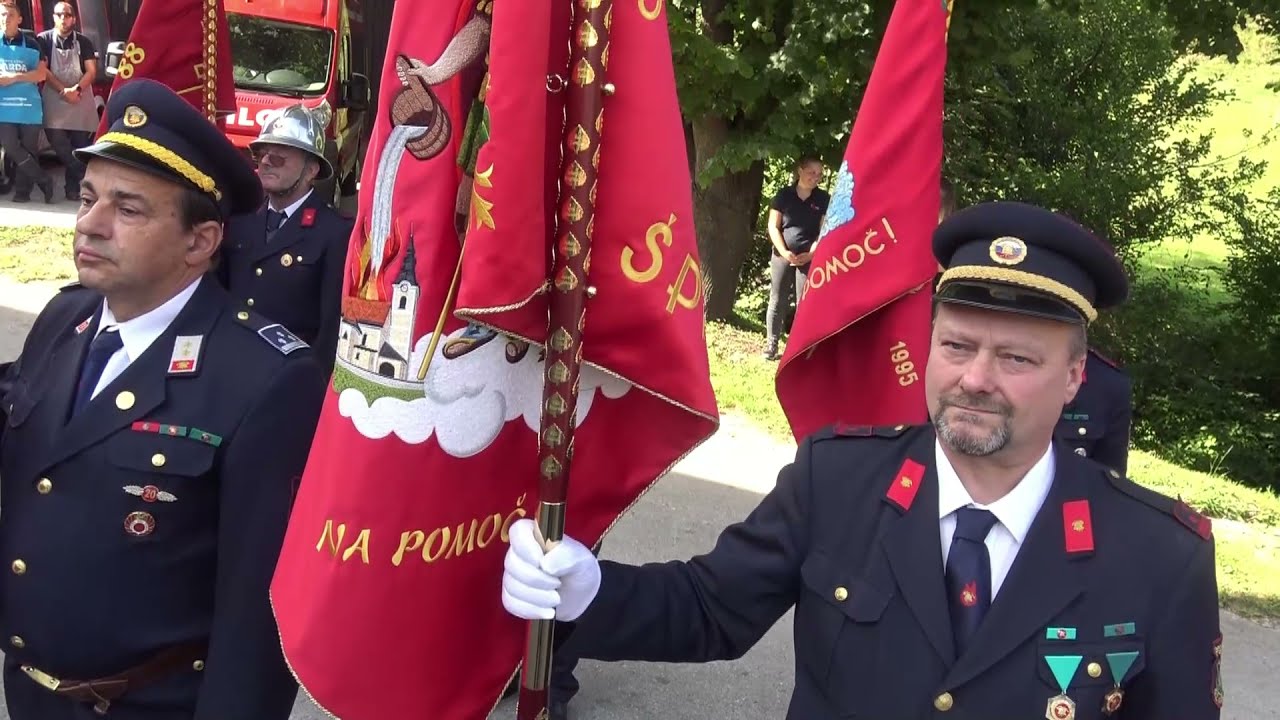 110 LET PGD TROJANE PROSLAVA PREVZEM IN BLAGOSLOV NOVEGA VOZILA IN PRIZIDKA 4 9 2021