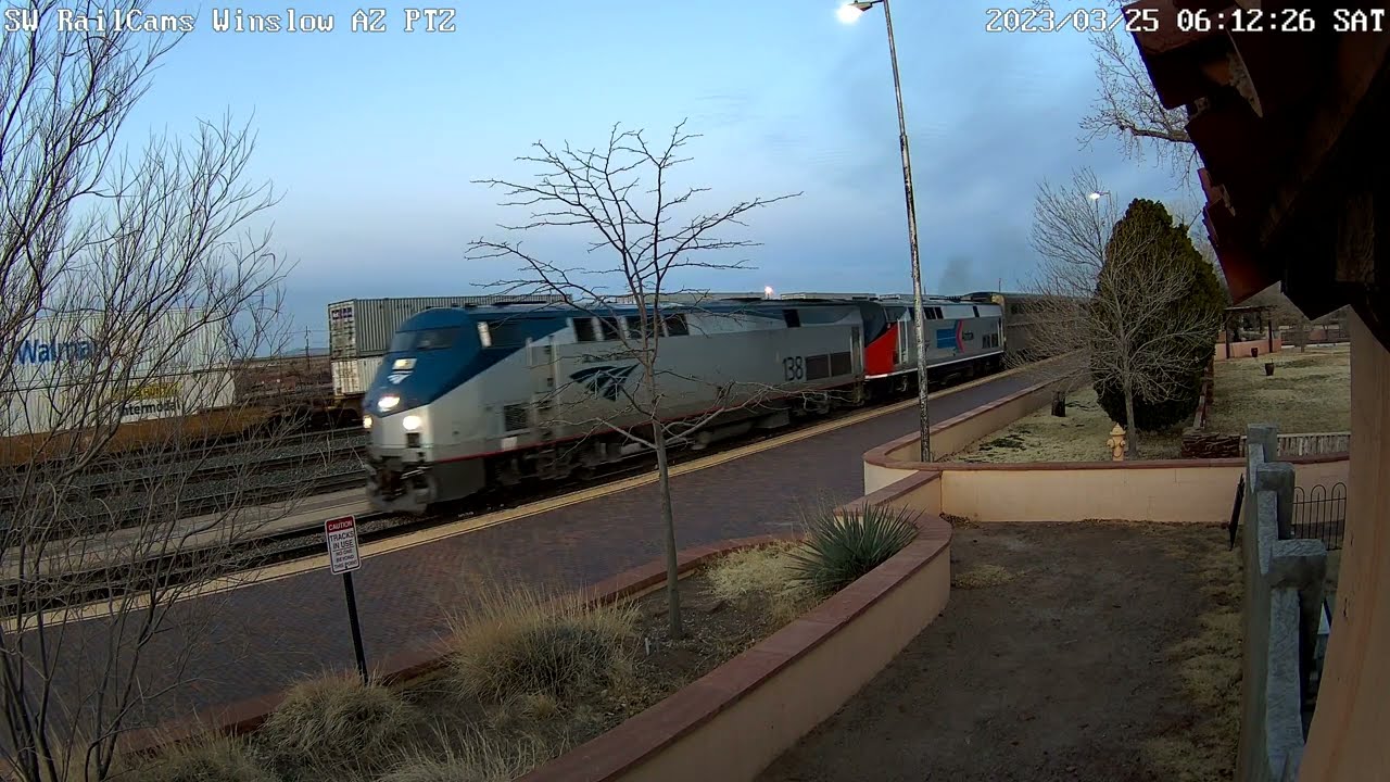 Amtrak #4 (24) Southwest Chief from Kingman, Winslow, and Gallup with 50th Anniversary! (03/2023)