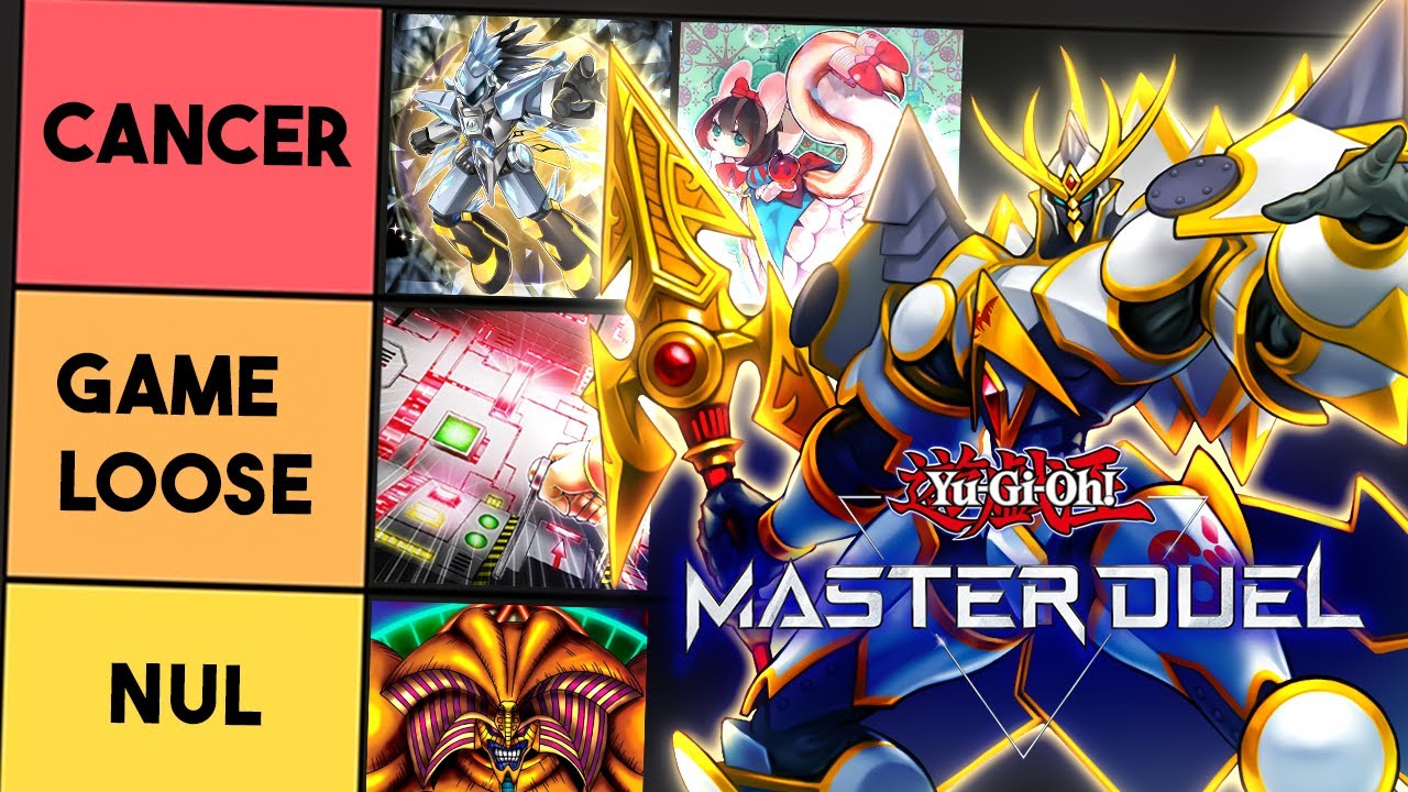 La GRANDE TIERLIST des cartes les plus DÉBILES de Yu-Gi-Oh! Master Duel