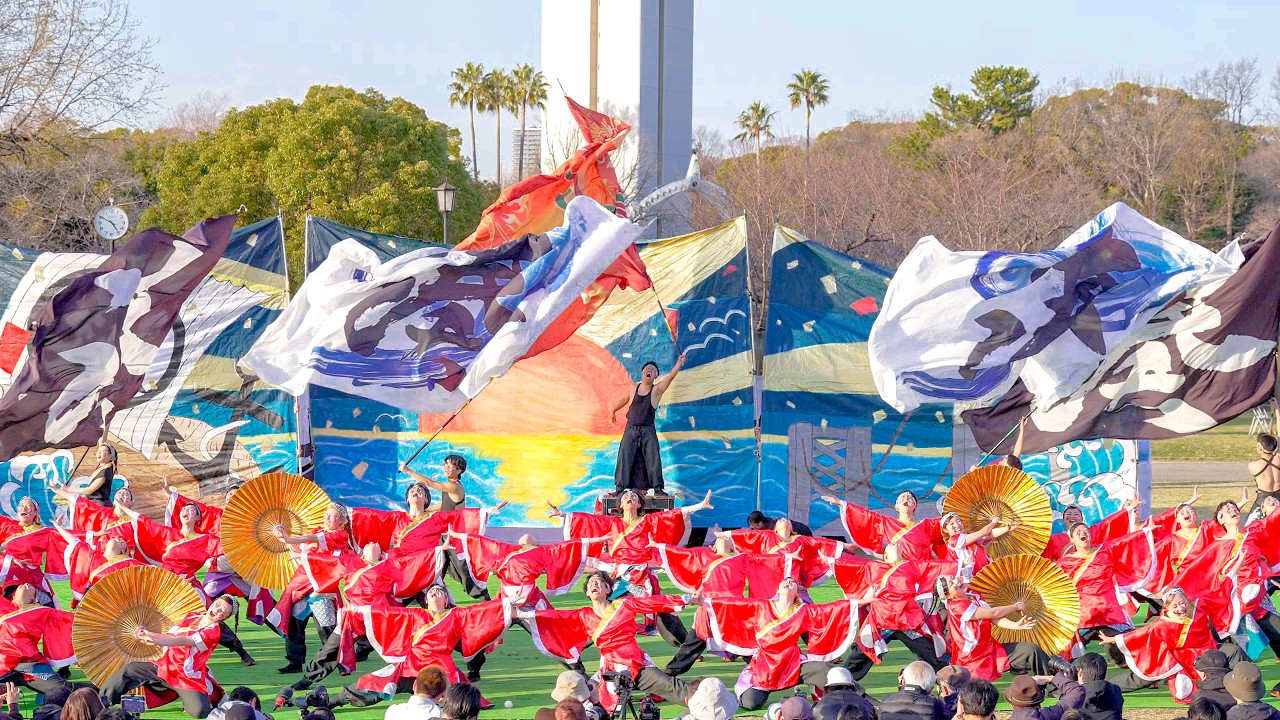 [4K] 神戸学生よさこいチーム湊 【フィナーレ演舞】　堺よさこいかえる祭り 2026 大仙公園会場