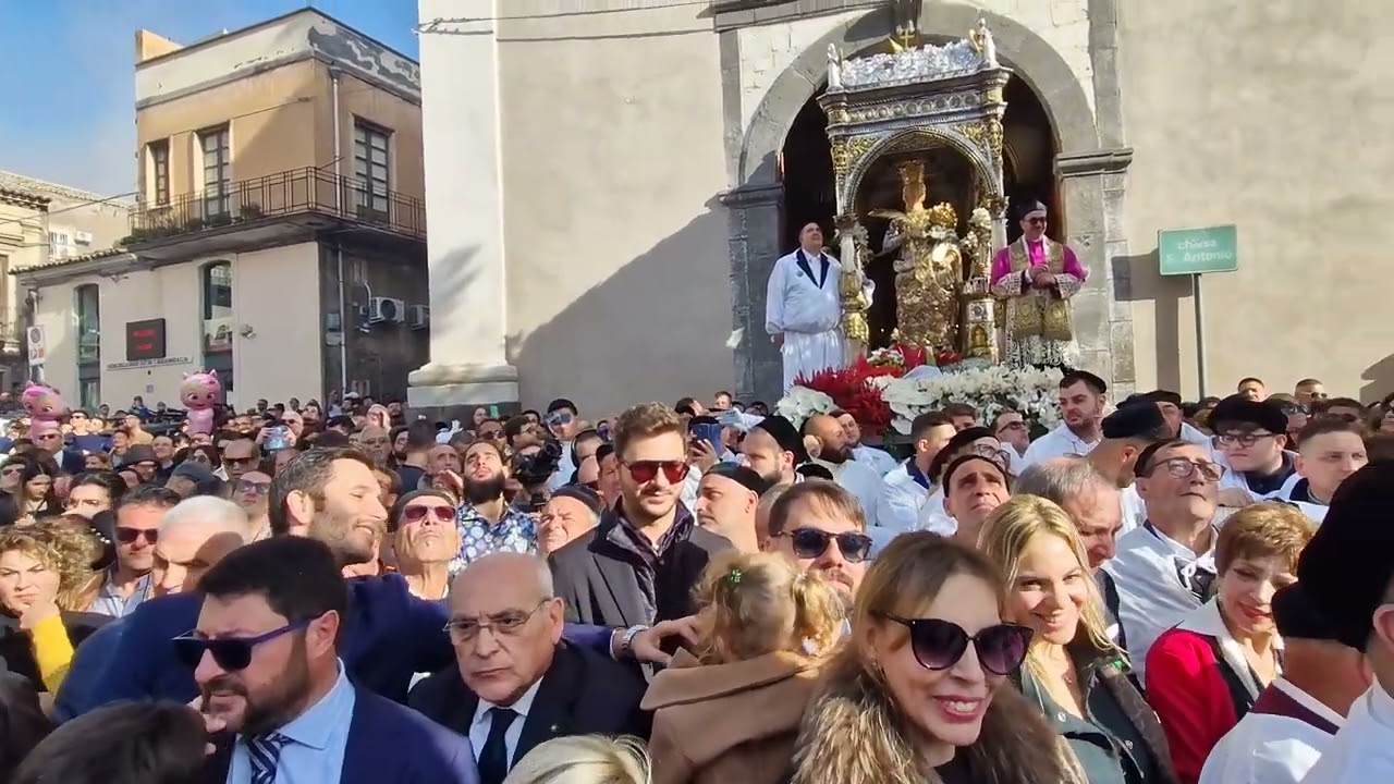 Festa di Santa Barbara 2022 Paternò (CT) Spettacolo Pirotecnico in Piazza Sant'Antonio.