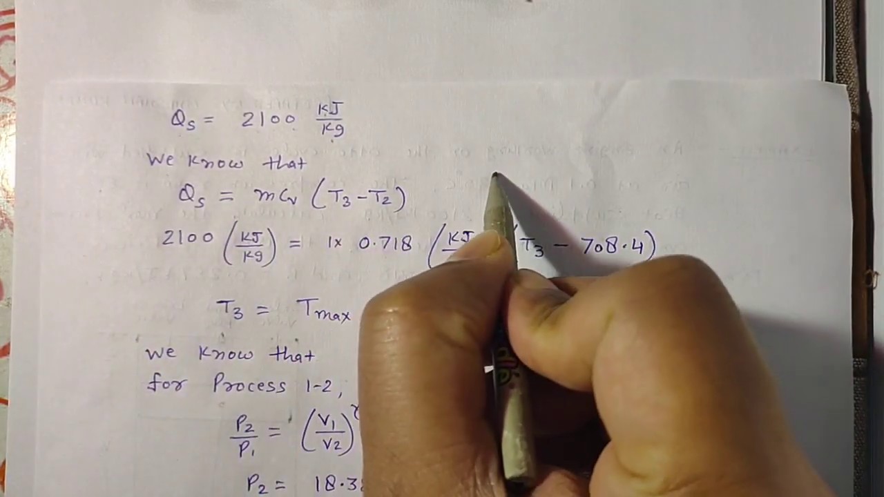 Numerical on Otto Cycle