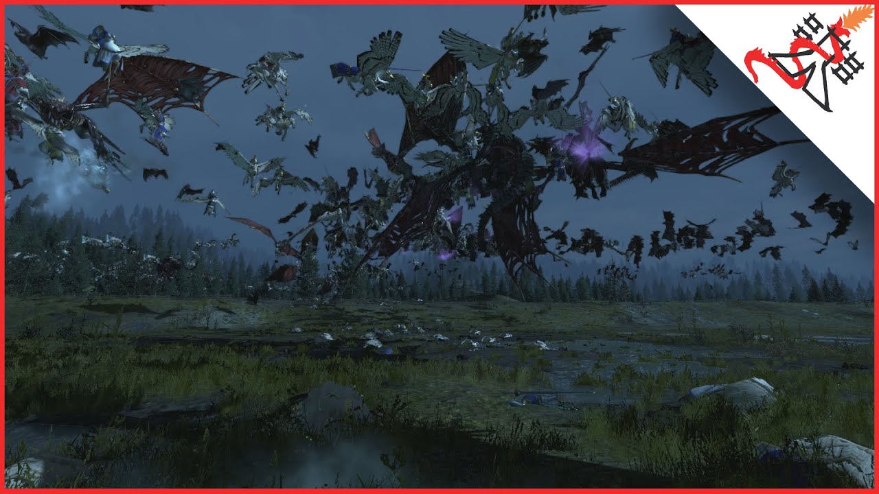 MASSIVE AIR BATTLE - Total War: WARHAMMER