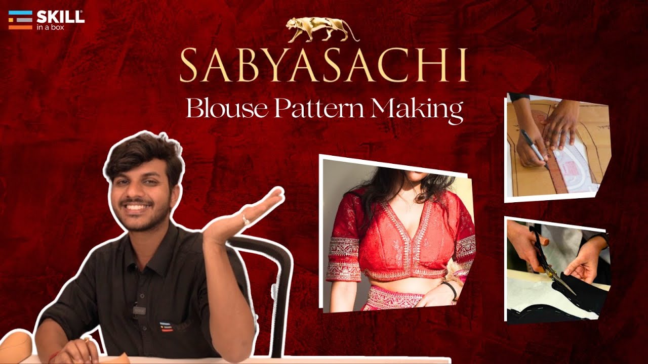 Sabyasachi Deepneck Blouse Pattern Making | Full Tutorial 