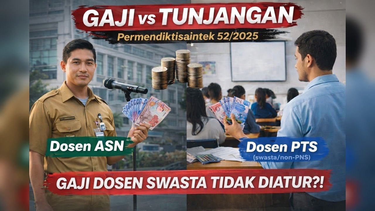 KUPAS TUNTAS PENGHASILAN DOSEN DALAM PERMENDIKTISAINTEK NO 52 TAHUN 2025 | MIMBAR INTELEK