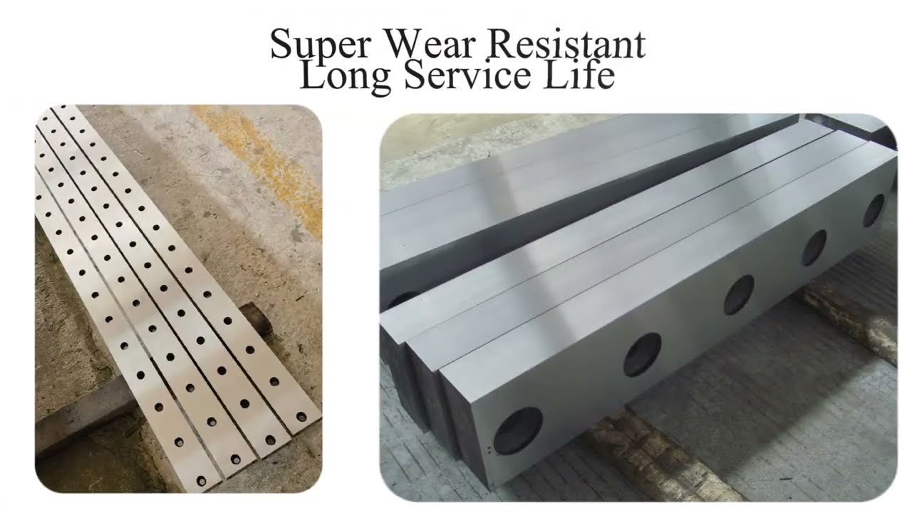 Industrial guillotine blades for metal working shearing machine