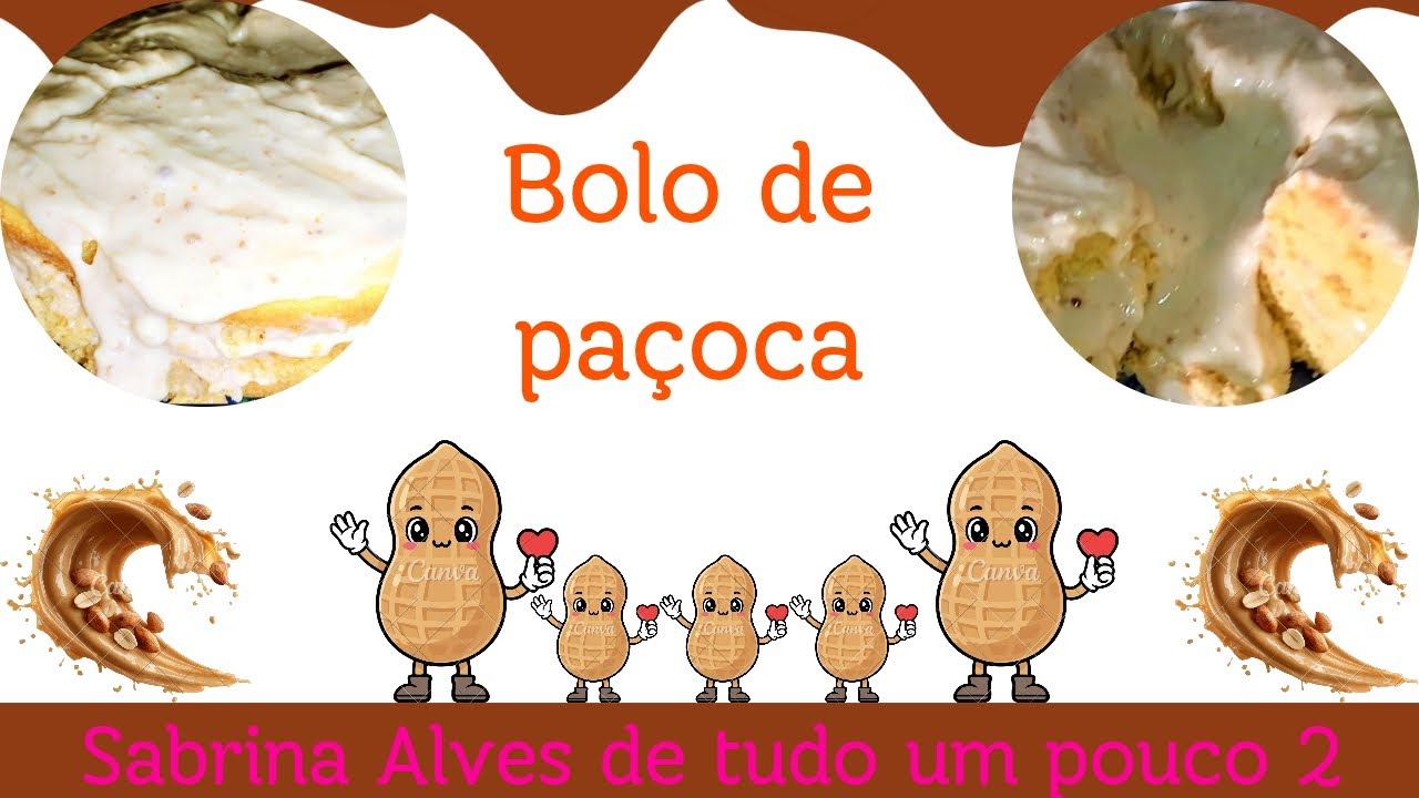 Como fazer um bolo de paçoca. Passo a passo