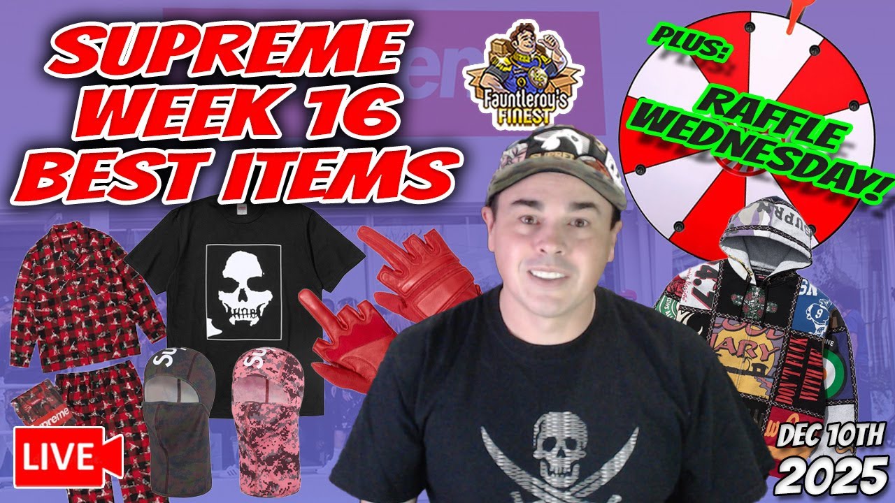 Raffle Wednesday: Full Week 16 Drop Preview &ndash; Number (N)ine x Supreme 💥