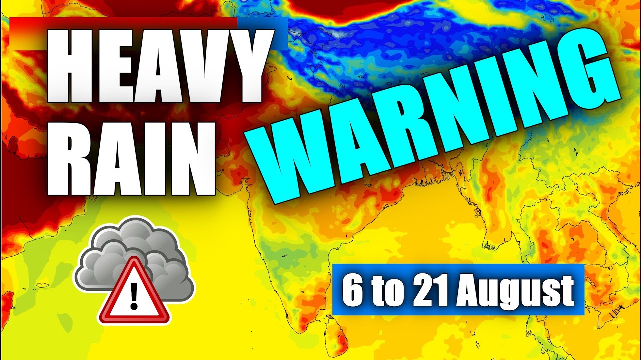 India Monsoon Alert: Heavy Rain, Flood Risk & Thunderstorms Across India This Week