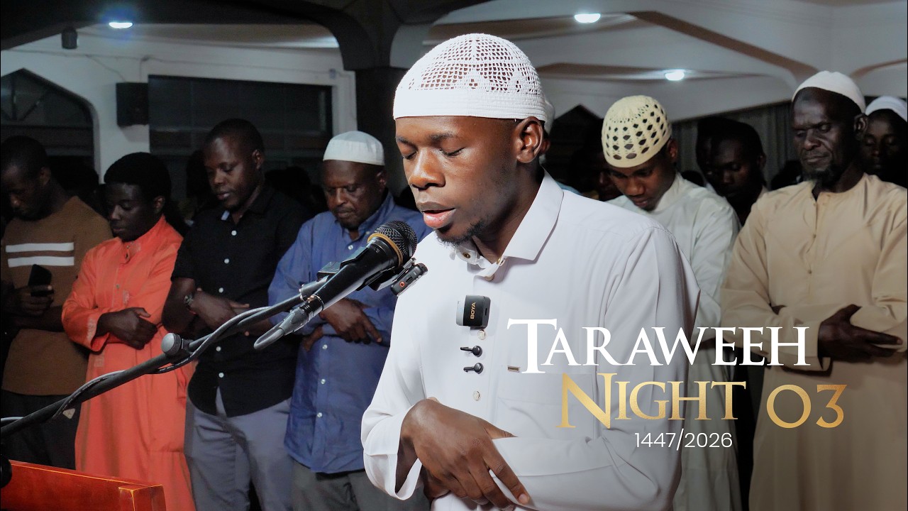 TARAWEEH 1447/2026 | Muwada Swalahuddiin | Night 03