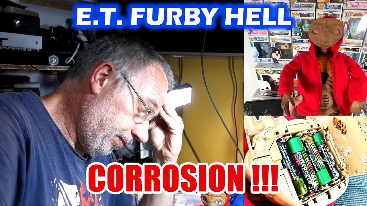 E.T. Furby Battery Contact Repair Corroded Battery Terminal Replacement