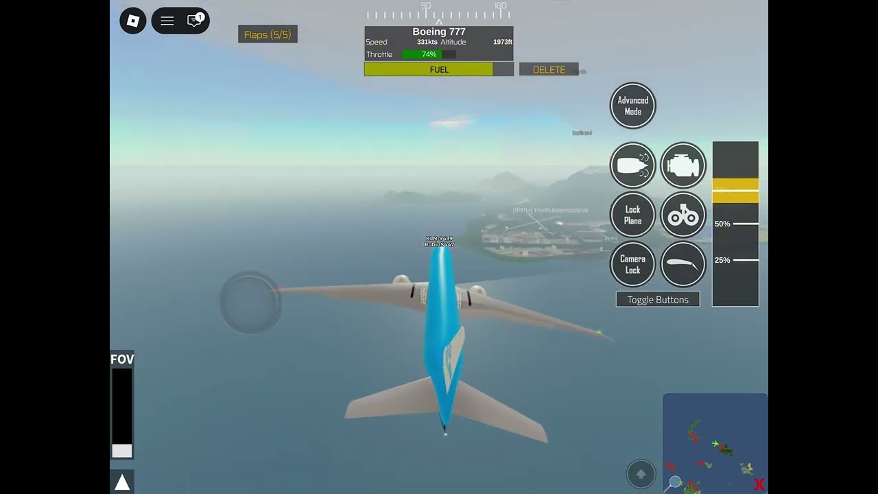 Landing my Boeing 777 at one of the shortest runways in PTFS