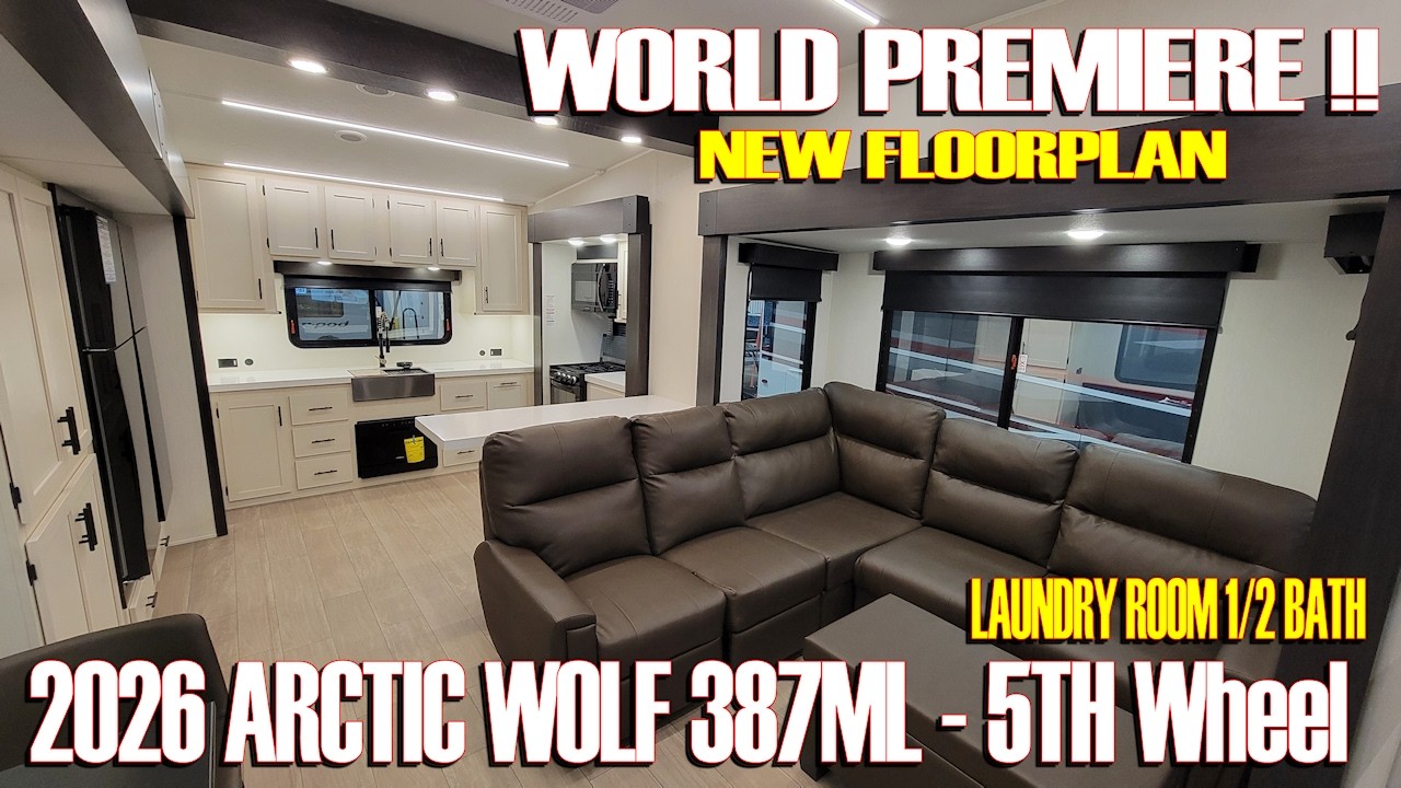 2026 Arctic Wolf 387ML Rear Kitchen Fifth Wheel with laundry room by Forestriver @ Couchs RV Nation