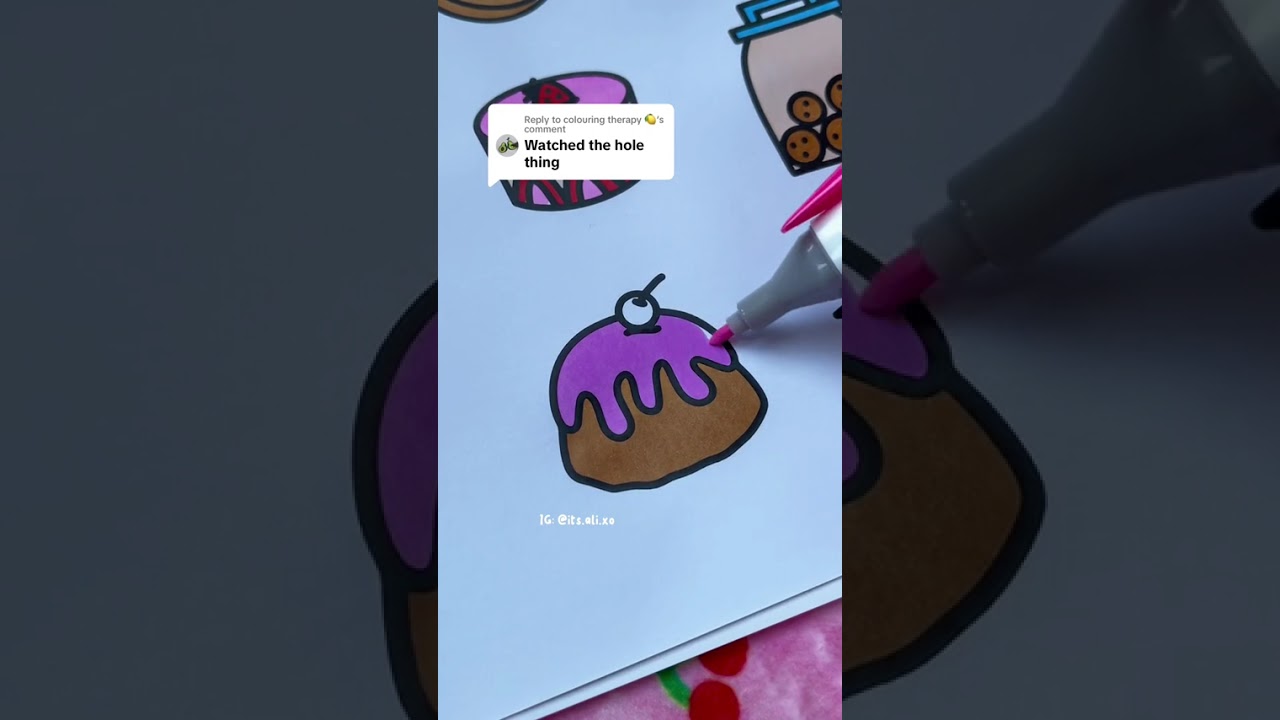 Watched the hole thing my color drawing 🎀 subscribe my YouTube channel ✨️ 