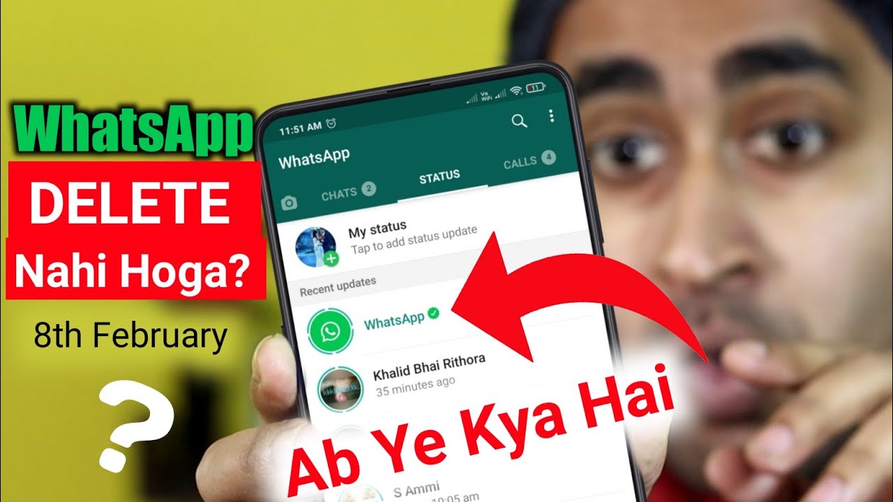 WhataApp New Privacy Policy Not Update on 8th February | WhatsApp Account Will Not Deleted ? | EFA
