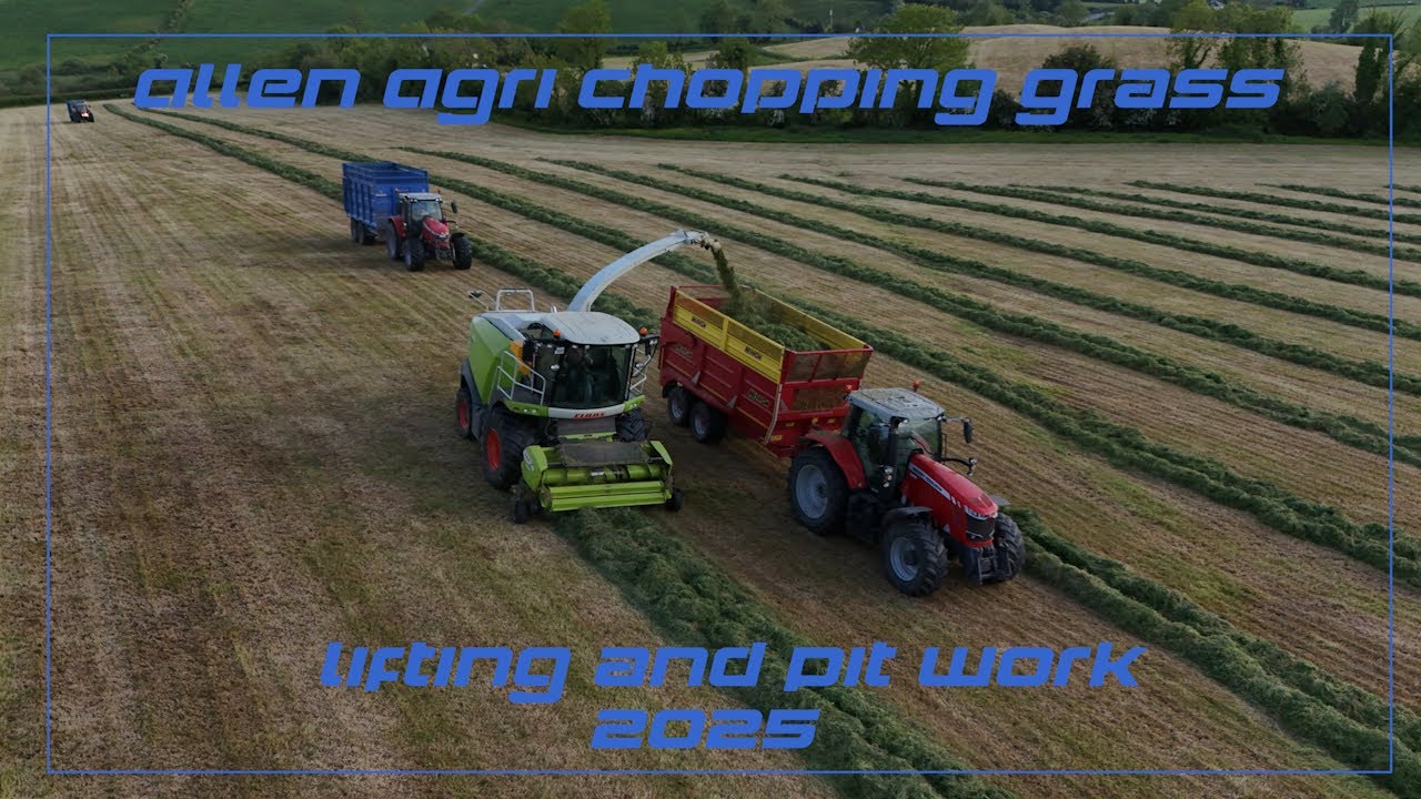 Allen Agri Chopping Grass   Lifting and Pit Work 2025