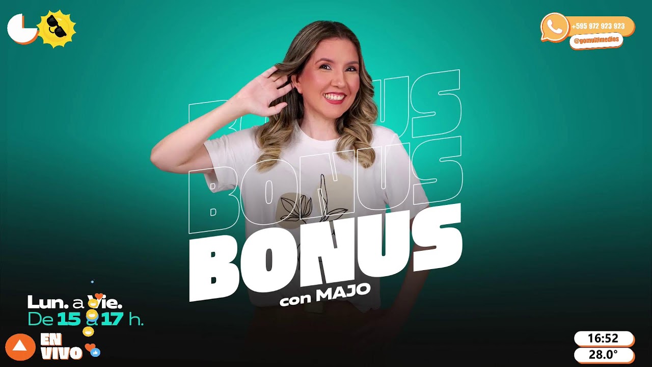 ¡BONUS! CON MAJO TORALES.