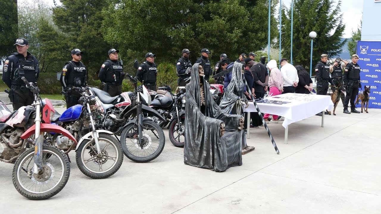 OPERATIVO EN QUITO DESARMA MACABRA ESTRUCTURA CRIMINAL VINCULADA A LA SANTA MUERTE