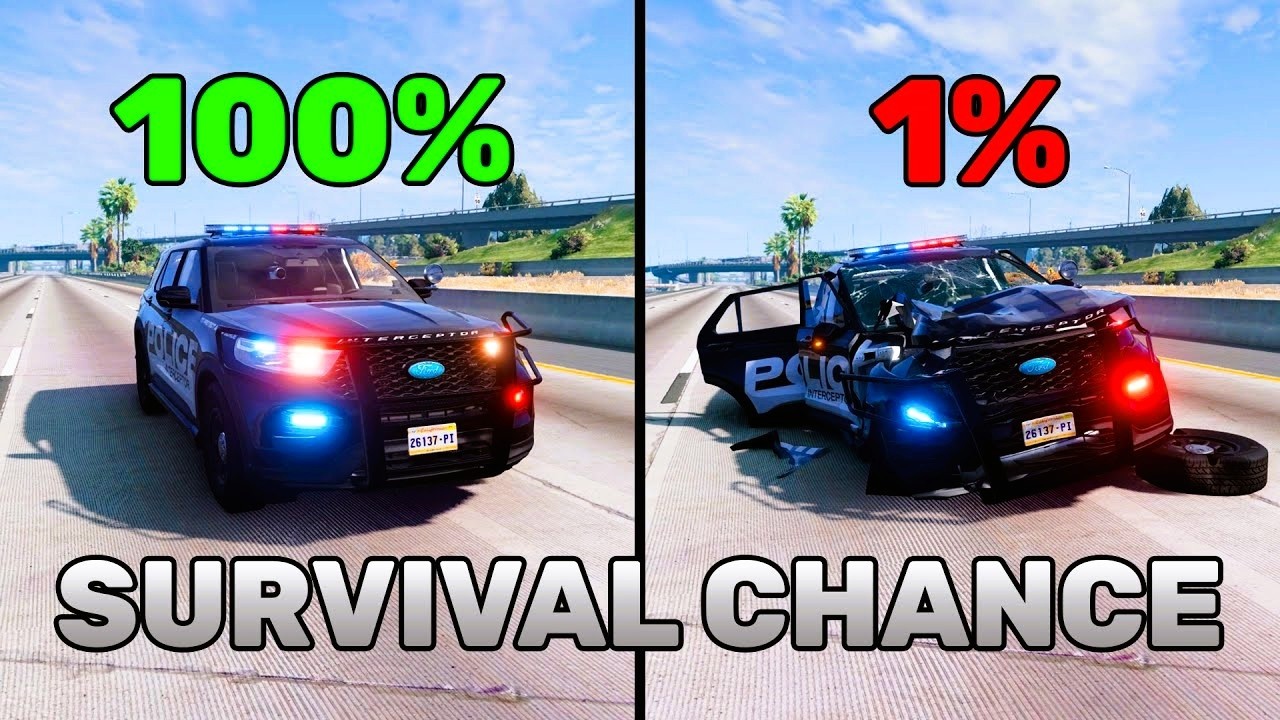 BeamNG.drive Realistic Crashes #5 | Epic Survival Chance Test