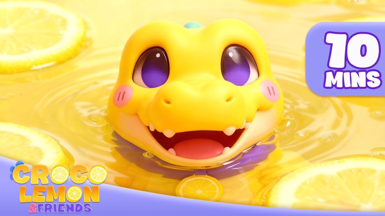 Crocolemon - The Yellow Crocodile Loop |  Waking Up Song With Crocolemon | Fun Nursery Rhymes