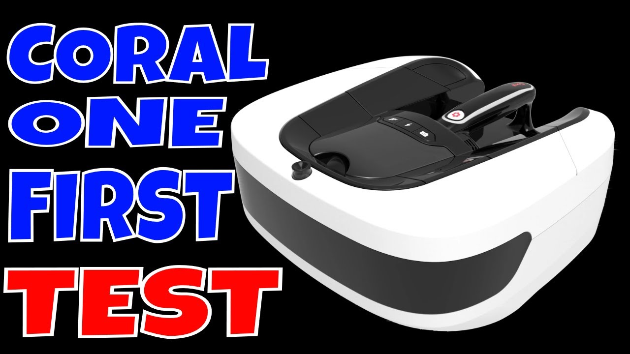 CORAL ONE - 2 in 1 Robot Vacuum + Hand VAC - First TEST - Super Strong Suction! BUT is it any good?