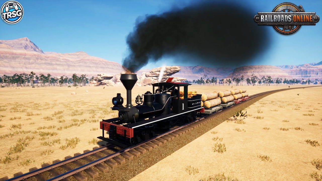Railroads Online - Laying the First Train Tracks in the New Map of Mesa Plains and First Job!