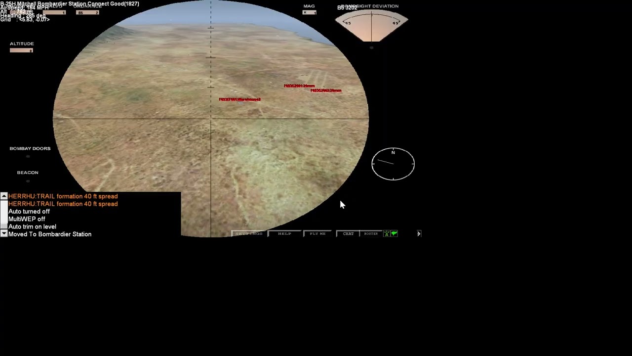 WarBirds - Capturing F093 Tunisia Map - 2nd Sortie in B-25H. Closing. WarBirds 2018 2025 03 16 23