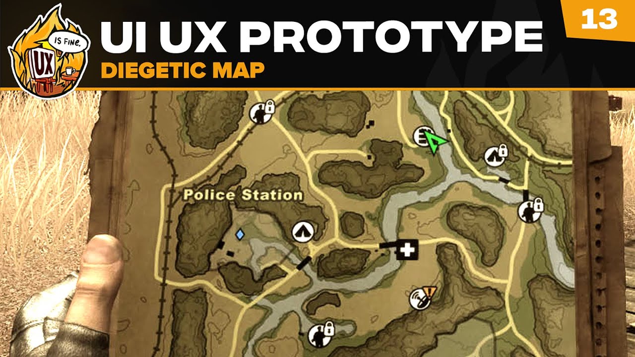 Making a Diegetic Map UI