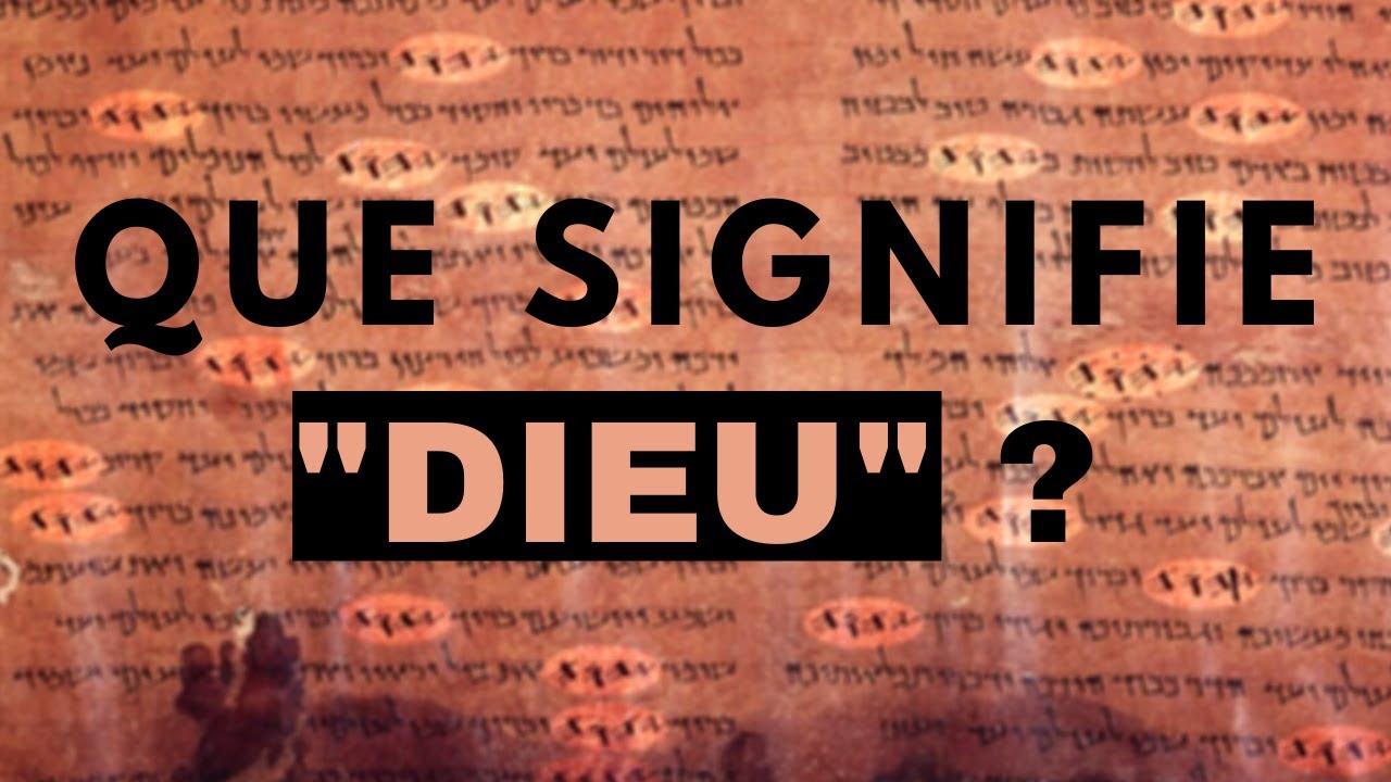 Que Signifie le mot 
