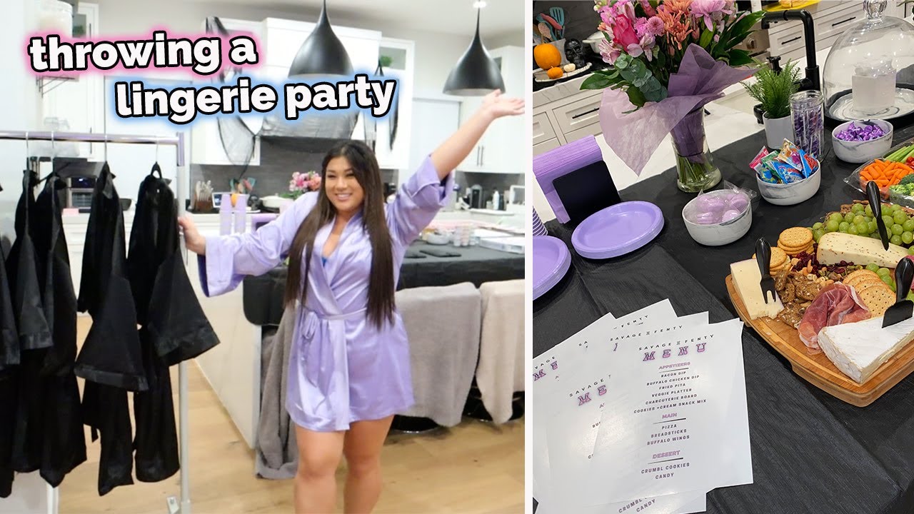 THROWING A PARTY + lingerie try on!!