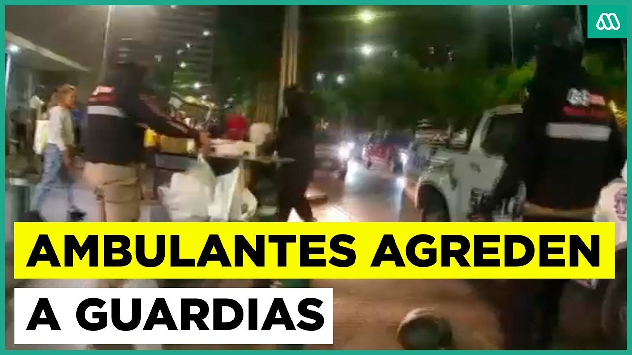 Video muestra brutal agresión guardias municipales: les tiraron un cilindro de gas