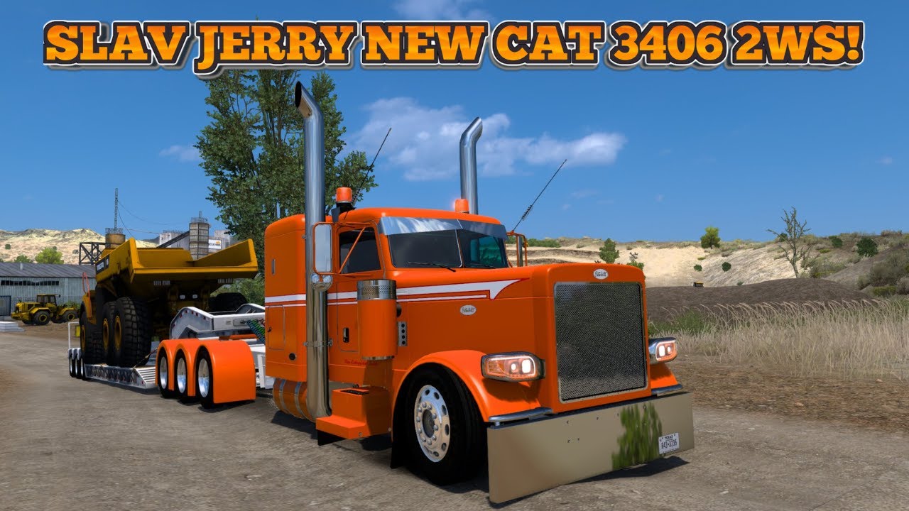 LOUD CAT 3406E 2WS in a Peterbilt 379 | Slav Jerry Mod | American Truck Simulator 4K