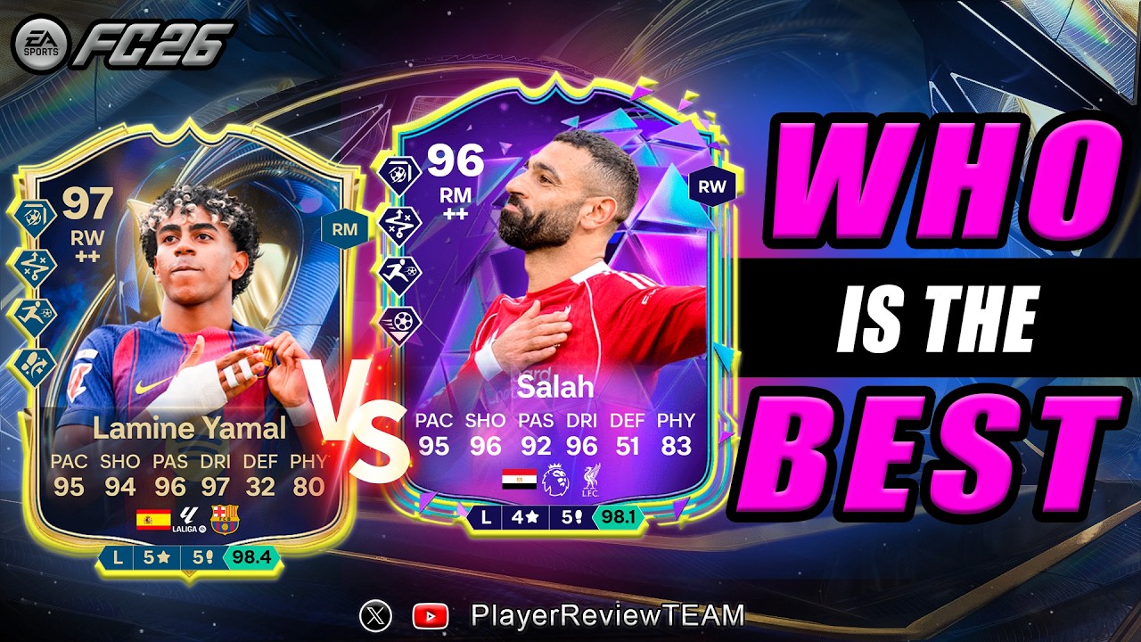 4⭐5⭐ Салах 96 EOAE SBC + 5⭐5⭐ Ямаль 97 TOTS | Обзор игроков FC 26