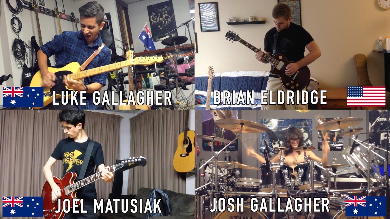 Foo Fighters - Rope - Cover by Josh & Luke Gallagher, Brian Eldridge, Joel Matusiak