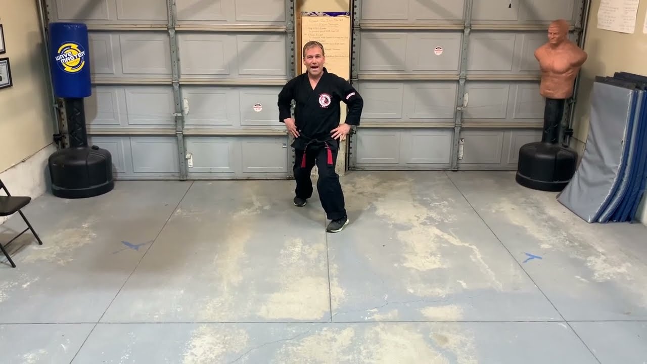 Kenpo Karate Stance Set 1 (walk-through pace) - Jamie Seabrook