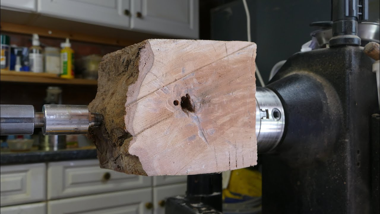 Woodturning - The Tiger Log!