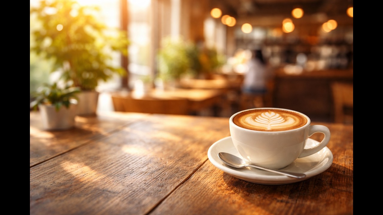 Morning Cafe Jazz ☀️ Refreshing Focus & Work Music | 2 Hours