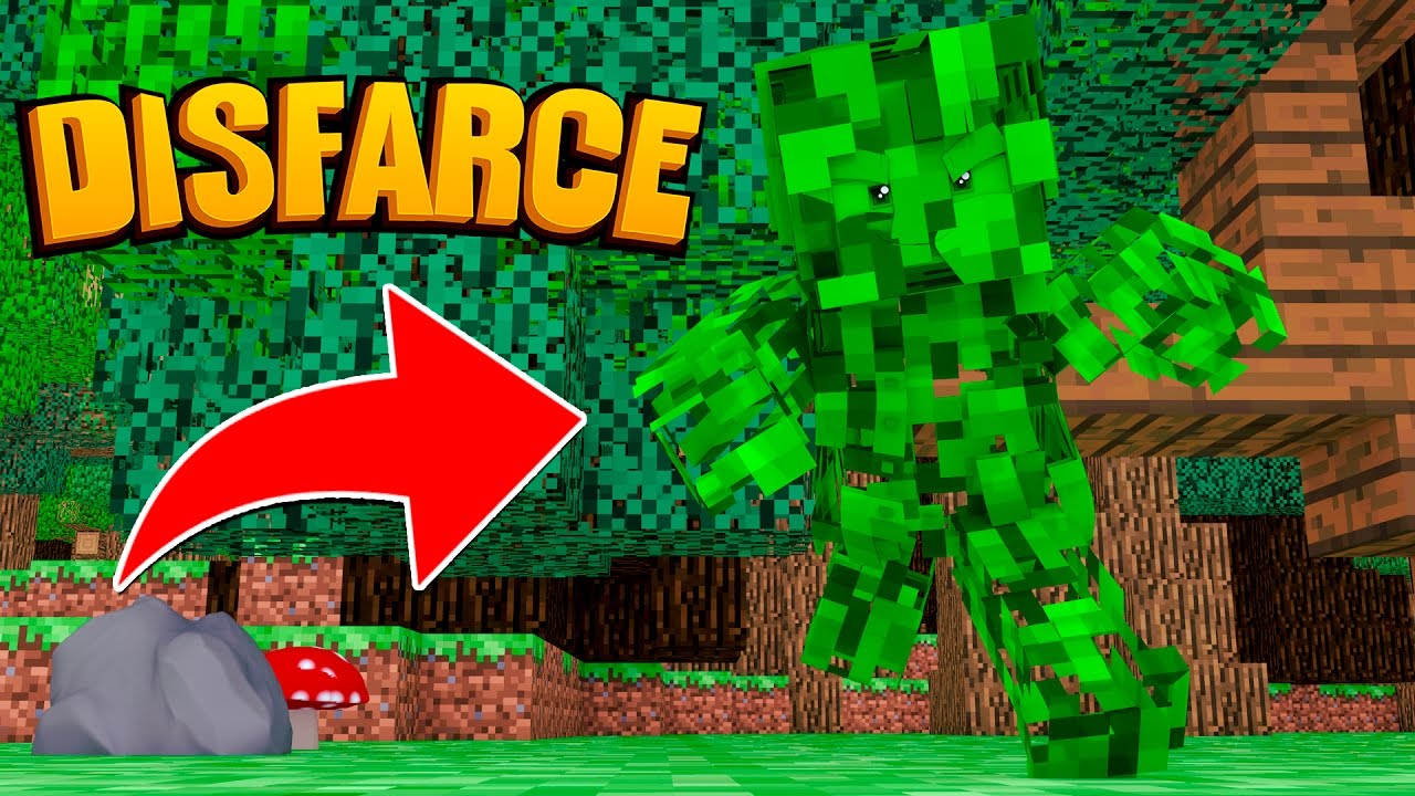 Minecraft: DISFARCE DE FOLHA - (Esconde-Esconde)