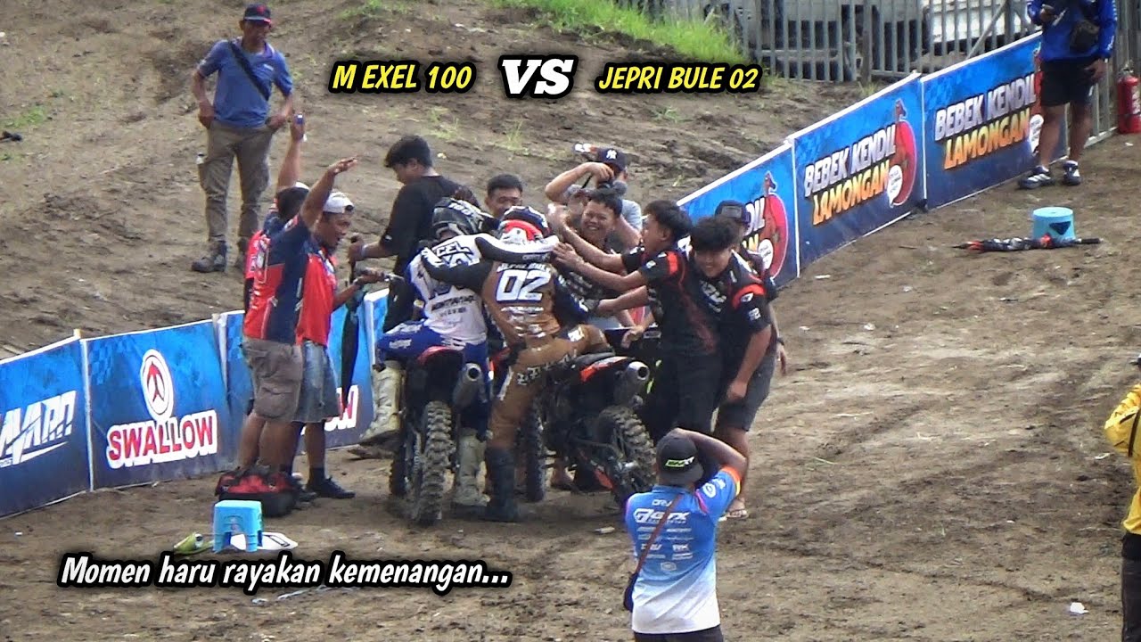 FINAL TRAIL STANDART 4L 155cc PRO‼️M EXEL 100 vs JEPRI BULE 02 // KEJURNAS GRASSTRACK 2025.