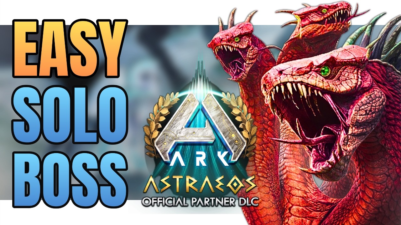 EASY Astraeos Hydra SOLO Fight | ARK Survival Ascended