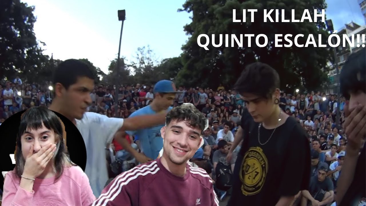ESPAÑOLES REACCIONAN POR PRIMERA VEZ a LIT KILLAH en el QUINTO ESCALÓN - Reacción Lit Killah*
