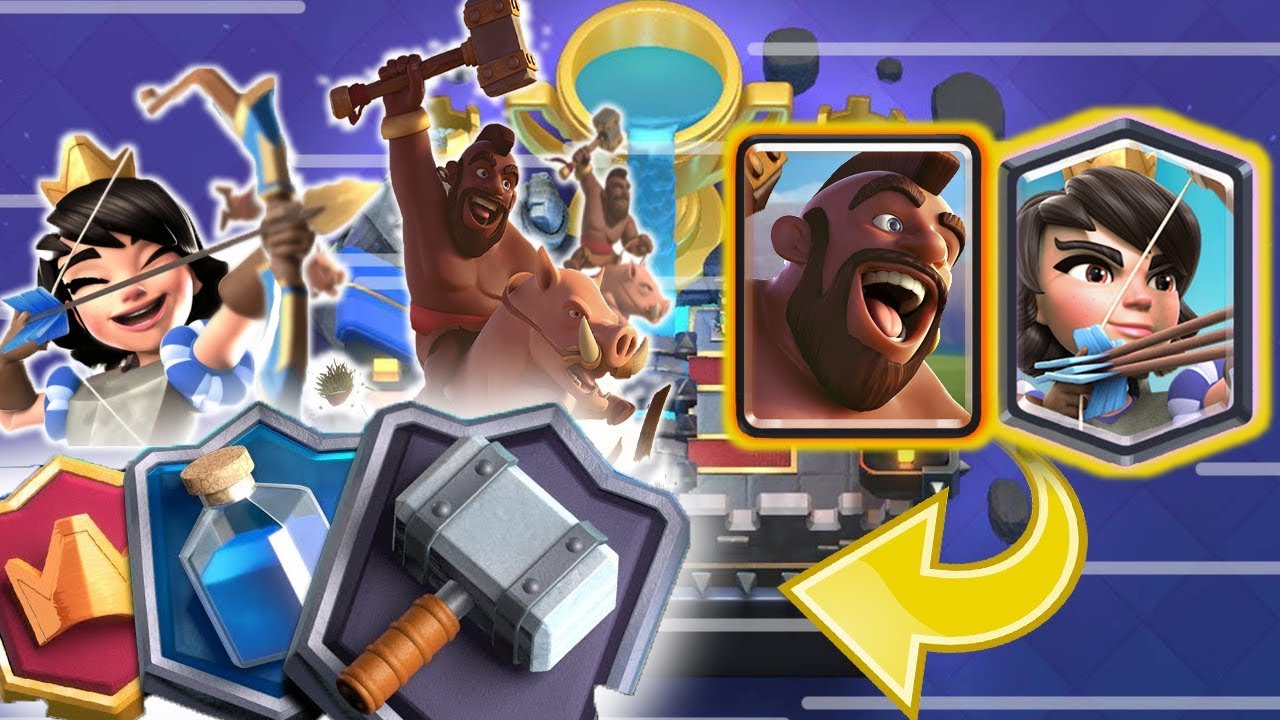 BEST CLASH ROYALE HOG PRINCESS DECK FOR MASTER LEAGUE | INSANE TROPHY PUSH!!!