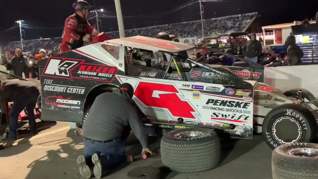 Anthony Perrego Lap 100 Pit Stop