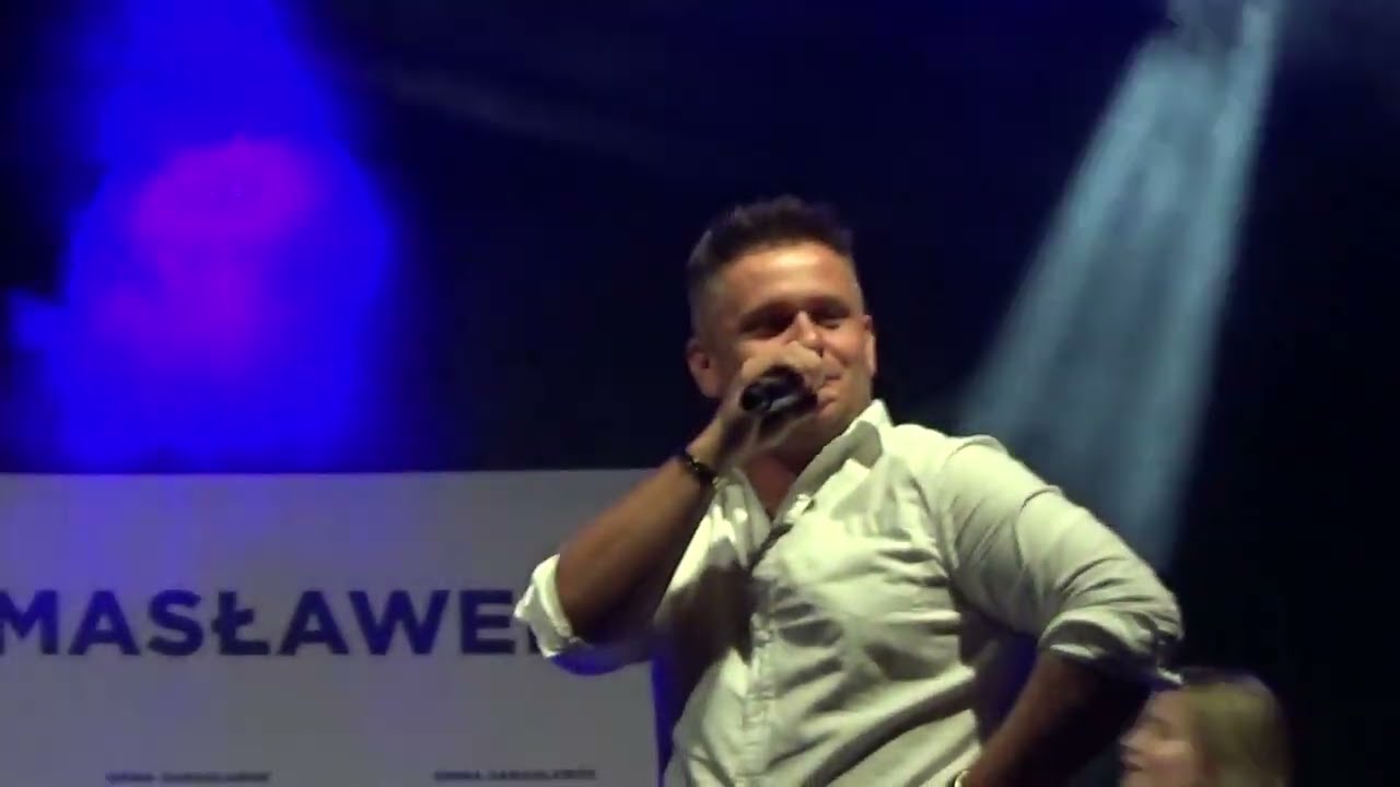Koncert Arka Kopaczewskiego na dożynkach w Damasławku