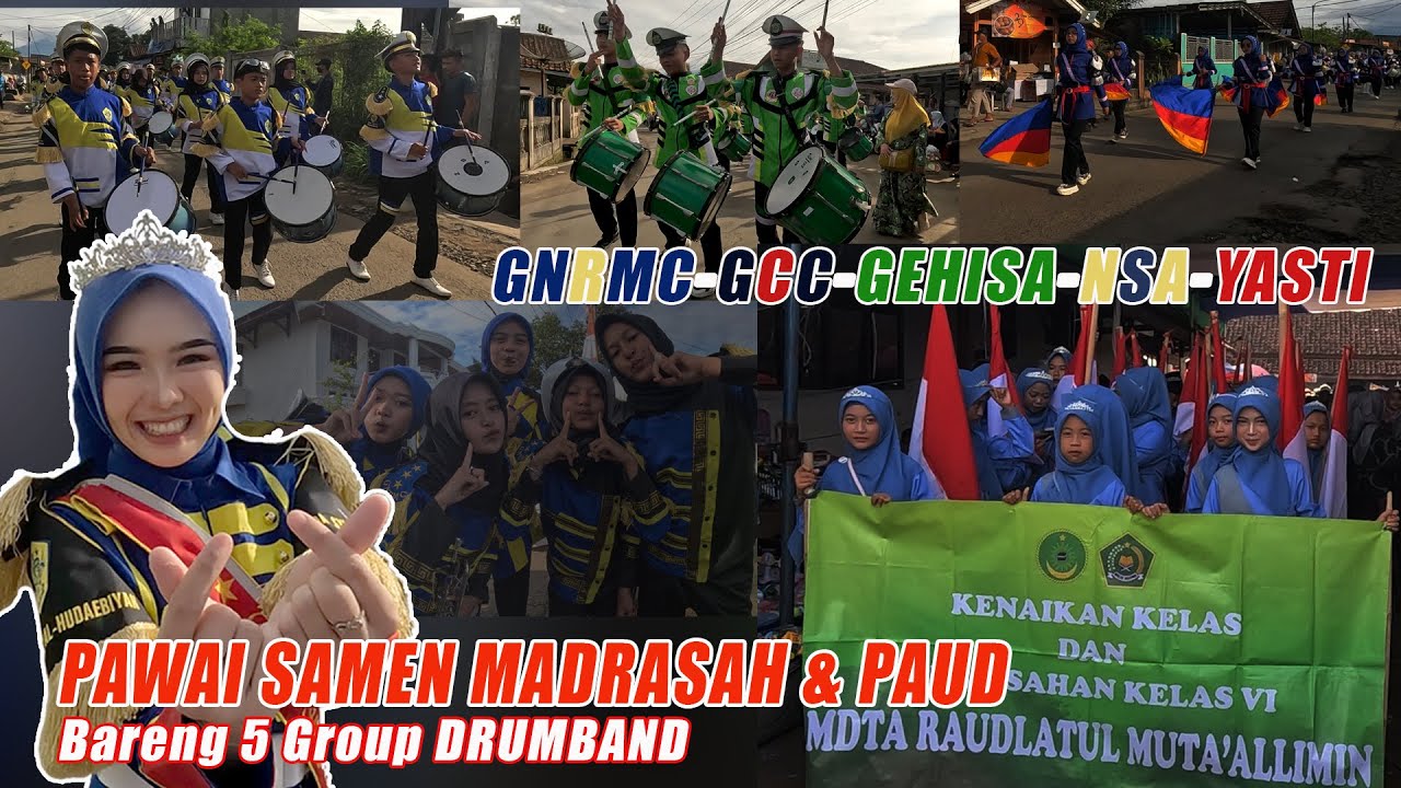 PAWAI SAMEN MADARASAH BARENG 5 GROUP DRUMBAND