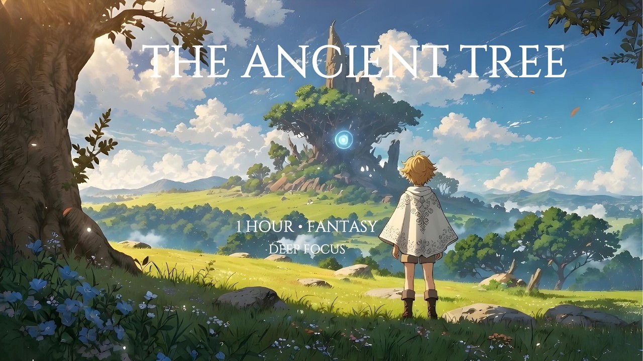 Relaxing Fantasy Music for Deep Focus & Study🌿| Journey to the Ancient Tree (1 Hour )