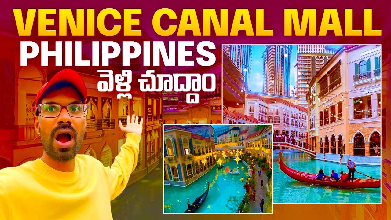 Hyderabad To Philippines Part 1 🇵🇭 Venice Grand Canal Mall Manila Philippines,  Exploring.