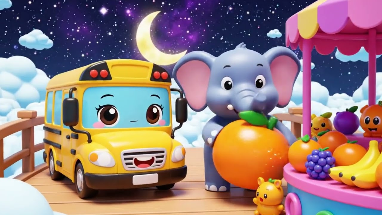 Jungle Wheels Go Round Song 🌴 | Learn Animals for Kids